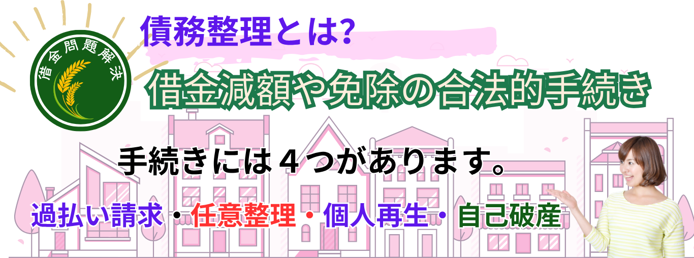 借金減額の方法の債務整理とは？
